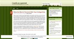 Desktop Screenshot of isuckasaparent.com